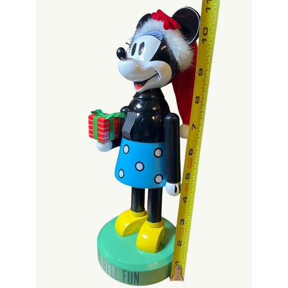 Minnie Mouse Wood Nutcracker Christmas Decor - Picture 10 of 11